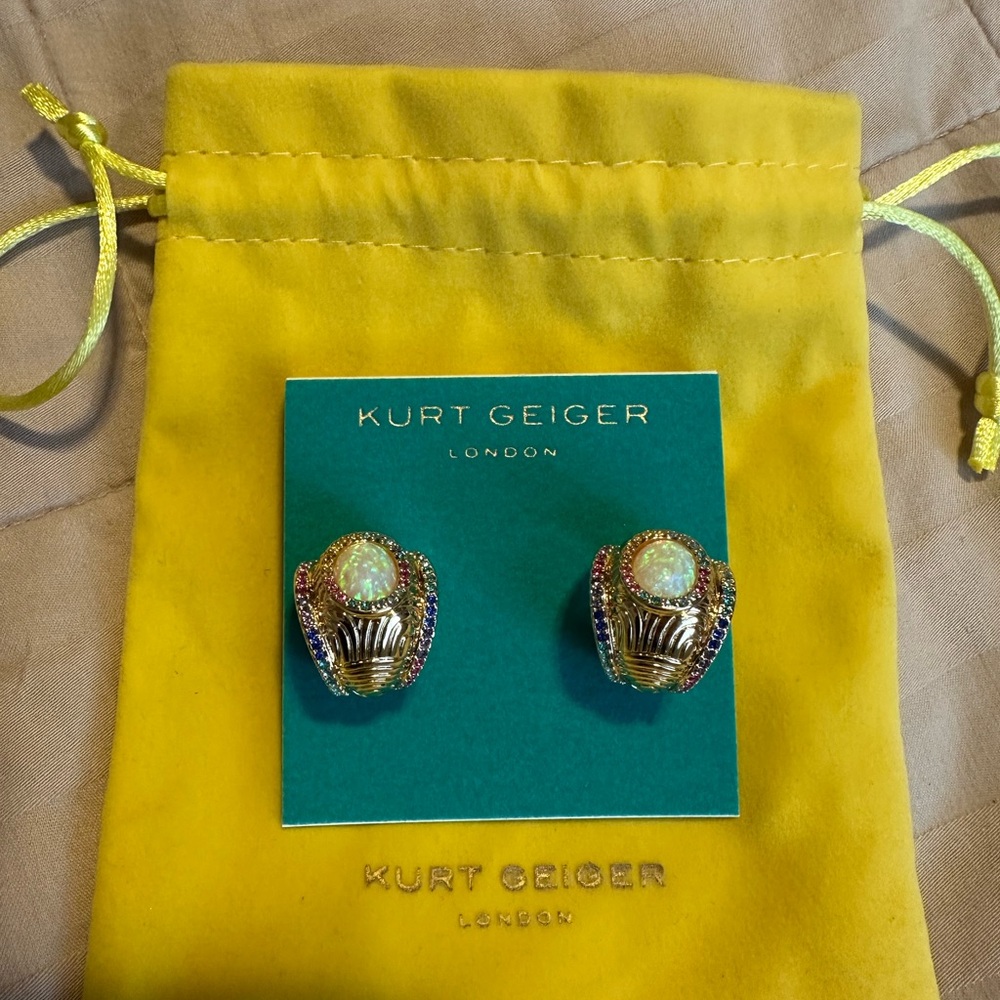 Kurt Geiger Silver Stud Earrings